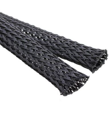 좋은 가격 Environment friendly PET high flame-retardant expandable braided sleeving 25inch suitable for automotive wire harnesses and anti-chew home and office wire management 온라인으로